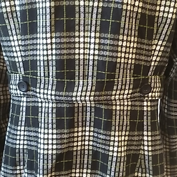 AWESOME Worthington Green, Black, and White plaid Jacket sz 14 - Picture 10 of 12
